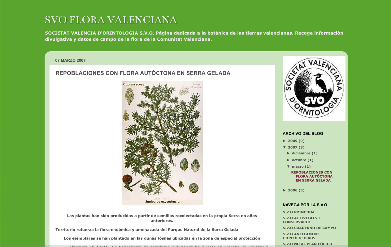 Flora valenciana | Recurso educativo 34594