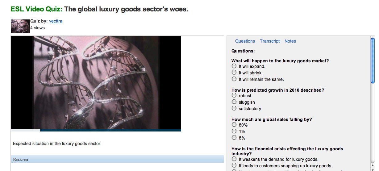 Video: The Global Luxury Goods Sector's Woes | Recurso educativo 39171