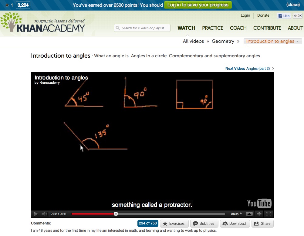 Video: Introduction to angles | Recurso educativo 40282