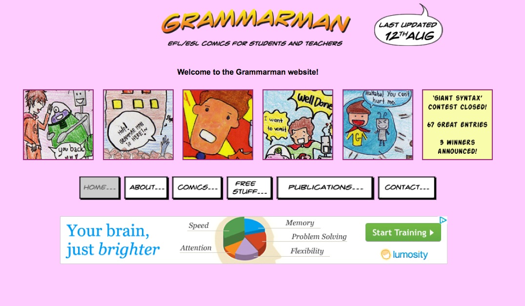 Grammarman Comic | Recurso educativo 40573