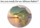 Webquest: Are you ready for an African safari? | Recurso educativo 51704