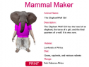 Mammal maker | Recurso educativo 55438