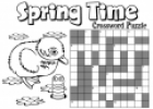 Spring time crossword | Recurso educativo 57994