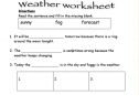 Weather worksheet | Recurso educativo 14333
