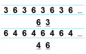 Series de repetición con números | Recurso educativo 17469