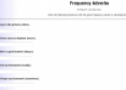Frequency Adverbs (1) | Recurso educativo 18715