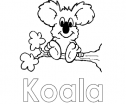 Rellenar letras: Koala | Recurso educativo 25018