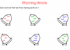 Rhyming words worksheet | Recurso educativo 76967