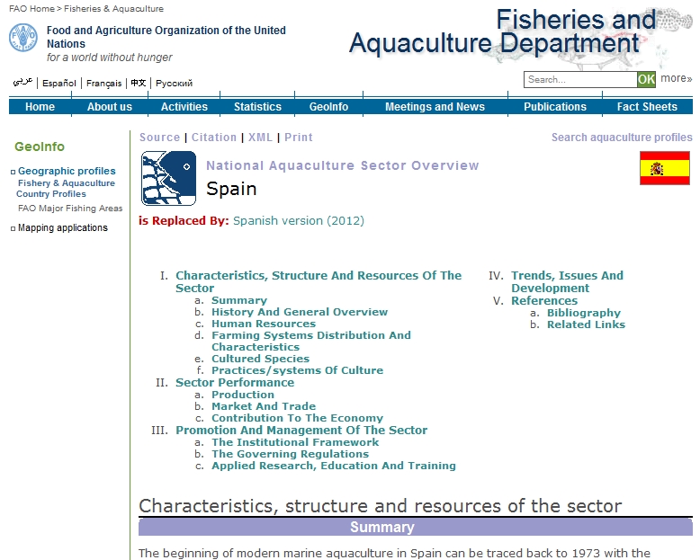 Aquaculture in Spain | Recurso educativo 90084