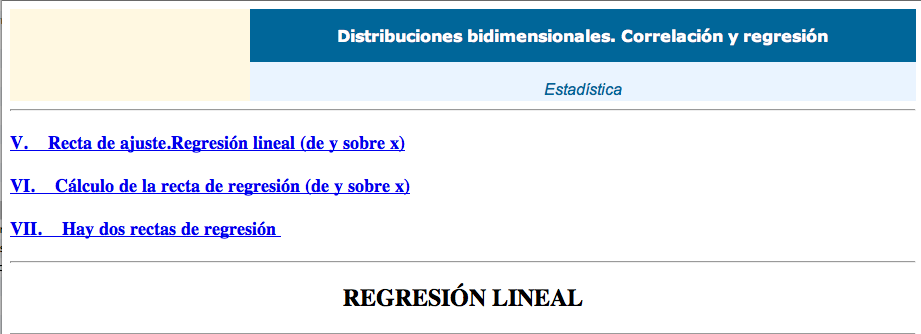 Regresión lineal | Recurso educativo 92244