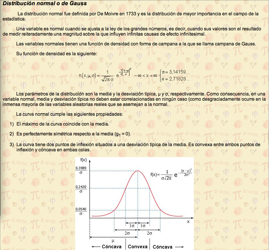 Distribución normal o de Gauss | Recurso educativo 92329