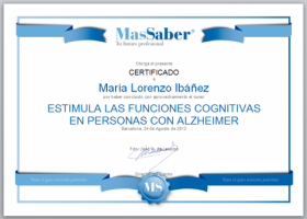 Curso de Estimula las funciones cognitivas en personas con Alzheimer | | Recurso educativo 114153
