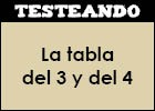 La tabla del 3 y del 4 | Recurso educativo 352585