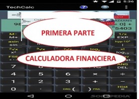 USO CALCULADORA.PRIMERA PARTE: FINANCIERA. | Recurso educativo 730624