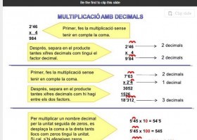 Multiplicació i divisió en decimals | Recurso educativo 734584