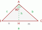 Teorema del cateto, de la altura y de Pitágoras | Recurso educativo 737250