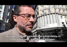 High air pollution shuts down Madrid city centre, November 2015. | Recurso educativo 751156