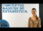 Conceptos básicos de Estadística | Recurso educativo 752154