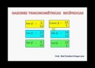 Razones Trigonométricas Recíprocas | Recurso educativo 764265