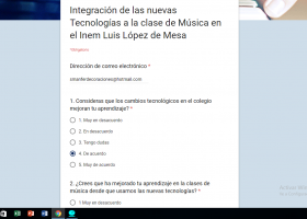 Integración de las nuevas Tecnologías a la clase de Música en el Inem Luis | Recurso educativo 769703