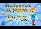 Los signos de puntuación: el punto. | Recurso educativo 771692