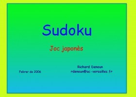 Sudoku (català) | Recurso educativo 772143