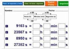 Conversió de segons a hores i minuts. | Recurso educativo 772287