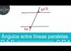 Ángulos formados entre dos líneas paralelas cortadas por una línea transversal | Recurso educativo 773668