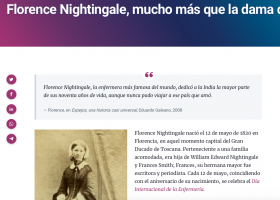 Florence Nightingale, moito máis que a dama da lámpada | Recurso educativo 786114