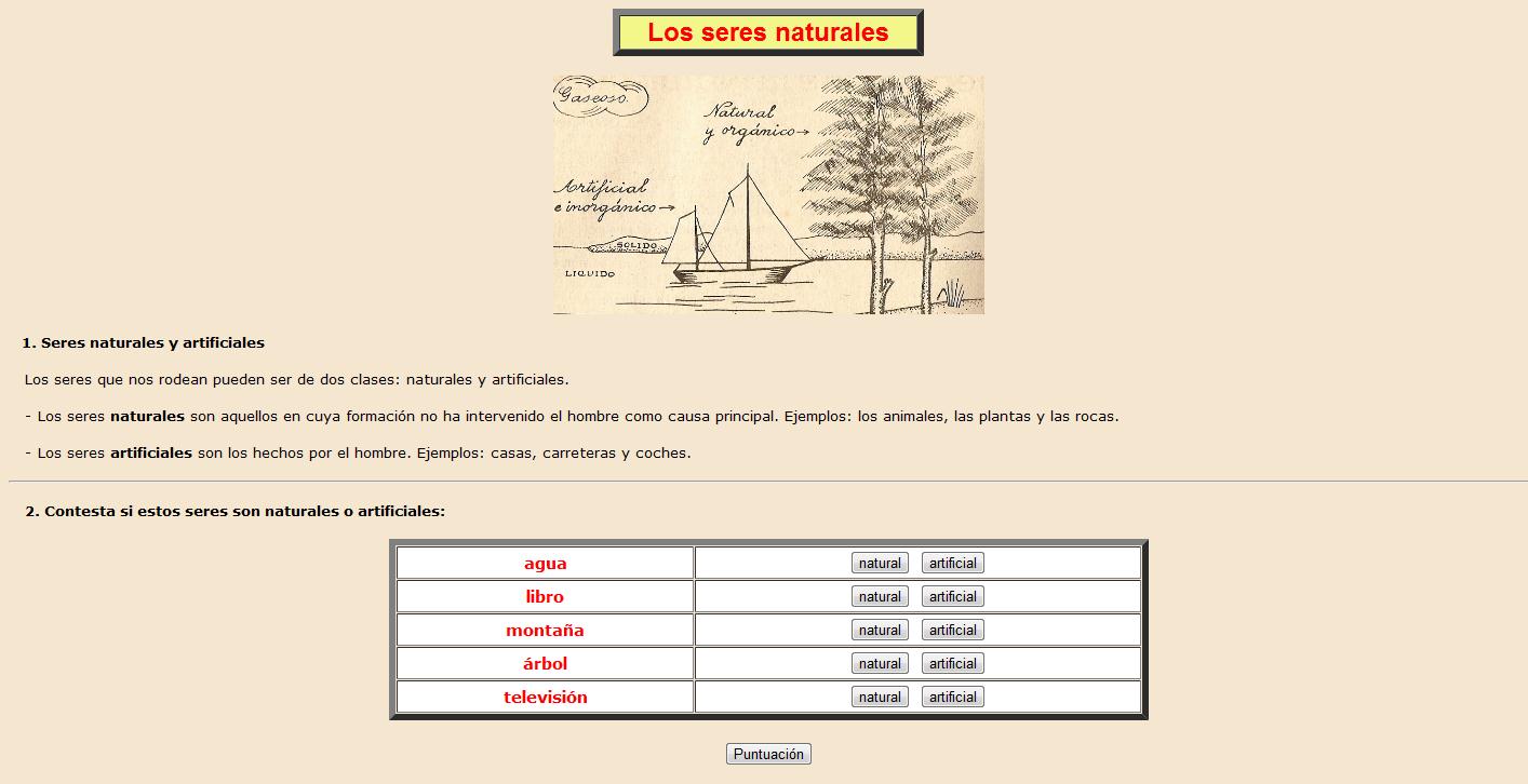 Los seres naturales | Recurso educativo 37067