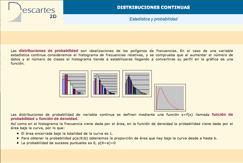 Distribuciones contínuas | Recurso educativo 92327