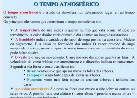 O tempo atmosférico | Recurso educativo 726577