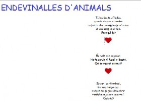 Endevinalles d'animals | Recurso educativo 733162