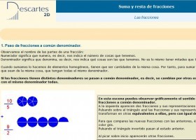 Suma y resta de fracciones | Recurso educativo 735153