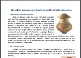 Els pobles preromans, situació geogràfica i trets essencials | Recurso educativo 740498