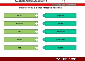 PALABRAS TERMINADAS EN Z Y D | Recurso educativo 776418