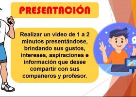 Presentación de los estudiantes | Recurso educativo 782677